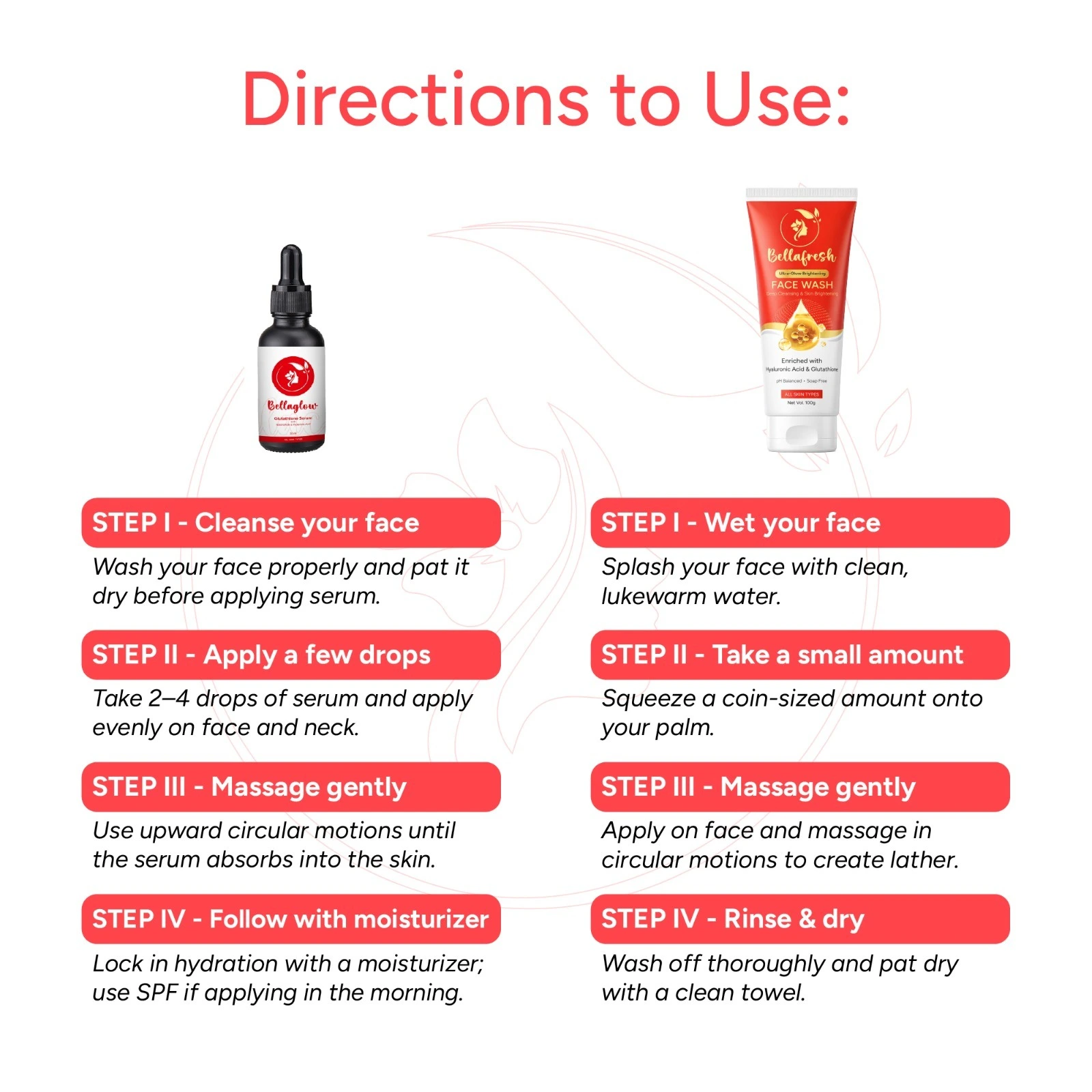 Bellaglow and Facewash